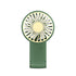 Green 2 Pack Mini Portable Handheld Fan Foldable Desktop Personal Fan USB Rechargeable Pocket Fan with 3 Speeds for Travel Office and Outdoor