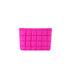 Rose red Puffer Makeup Bag Quilted Pouch Cosmetic Organizer Bag Soft Nylon Travel Toiletry Bag Zipper Handbag for Women