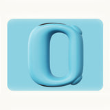 Blue Portable Fascia Massage Ring Vibration Massager with Heat and LED Display for Muscle Relaxation and Body Shaping