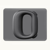 Black Portable Fascia Massage Ring Vibration Massager with Heat and LED Display for Muscle Relaxation and Body Shaping