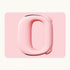 Pink Portable Fascia Massage Ring Vibration Massager with Heat and LED Display for Muscle Relaxation and Body Shaping