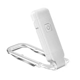 2-PCS White Mini USB Rechargeable LED Book Light Eye Protection Reading Lamp with Adjustable Clip and Brightness for Kids Students Travel