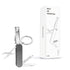 2-PCS Black 5-in-1 Foldable Stainless Steel Nail Clipper Multitool Keychain with Knife Scissors and File Portable Pocket Manicure Set