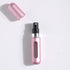 5-Pcs Pink 5ml Refillable Perfume Atomizer Portable Bottom Fill Travel Spray Bottle for Fragrance and Aftershave Australian Travel Essential