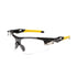 2-PCS Bright black frame with clear lenses Men&