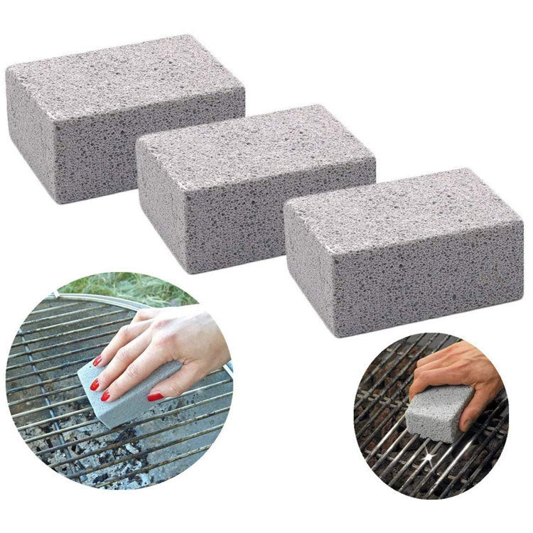 5 Pack Grill Cleaning Brick Pumice Stone BBQ Cleaner Block Heavy Duty Grease Remover for Griddle Stove and Kitchen Sink