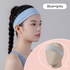 2 Pack Sports Headband with Silicone Sweat Guide Non-Slip Moisture Wicking Hair Band for Running Yoga Gym Fitness Quick Dry Breathable (Blue & Grey)
