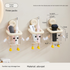 3 PCS Cute Suction Cup Bathroom Organizer Wall Mounted Toothbrush Holder No Drill Storage Caddy with Drainage Holes for Electric Toothbrush Razor Cream White