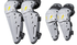 SULAITE CE Level 1 Certified 4 Piece Motorcycle Protective Gear Set Grey Knee Pads and Elbow Guards Long Shin Armour Quick Release for Motocross Dirt Bike
