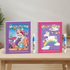 2 PCS Magic Water Colouring Book Mermaid & Unicorn Themes Reusable Painting Activity Set Mess Free Travel Toy for Kids