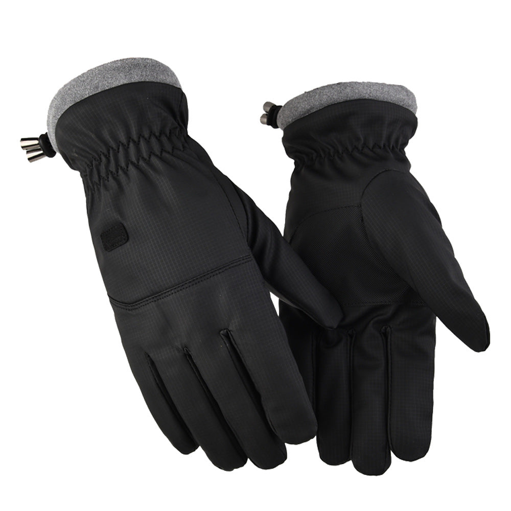 2-Pair Black Thermal Winter Gloves for Men and Women - Waterproof Windproof & Touchscreen Compatible Gloves for Skiing, Cycling & Winter Travel(XL Size)