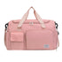 Pink Lightweight & Waterproof Sports Gym Bag with Separate Shoe Compartment, Adjustable Strap and Multiple Pockets - Large-Capacity Travel Duffel for Workout, Business & Getaways