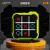 Green All-in-One Tic-Tac-Toe Desktop Game - Portable Family Interactive Board Toy, Brain Training Puzzle & Travel-Friendly Strategy Game