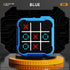 Blue All-in-One Tic-Tac-Toe Desktop Game - Portable Family Interactive Board Toy, Brain Training Puzzle & Travel-Friendly Strategy Game