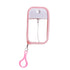 3-Pack Ultra-Slim 50ml Card-Style Travel Spray Bottle with Pink Silicone Sleeve - Portable ABS/PETG Refillable Hydration Sprayer