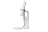 White Mini Handheld LED/UV Manicure Light with Digital Display & Fixed Stand - Portable One-Finger Curing Pen