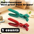 2-Count Non-Slip & Scald Plate Gripper - Heat-Resistant Silicone & Nylon, Kitchen Ergonomic Multi-Functional Lifter
