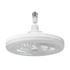 White Quiet Remote LED Ceiling Fan Light with Aromatherapy Slot and Removable E27 Base Socket -  Timer & Dimmable & 3-Speed & 3-Color Temperature Adjustable