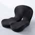 Black Ergonomic Memory Foam Seat Cushion & Lumbar Support(44x42x32CM) - Relieves Sciatica & Corrects Posture with Breathable Cover