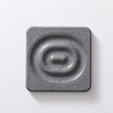6-Pack Dark Grey Instant Dry Diatomite Square Coaster Tray(10x10CM) - Ultra-Absorbent Bathroom Sink Caddy & Cup Mat