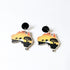 Wooden Australia Map Silhouette Earrings - Lightweight Geometric Ear Drops, Cultural Decor Gift(Style 2)