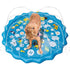 Portable Outdoor 1M Splash Pad for Pets & Kids(Alphabet Style) - Summer Cooling Fountain for Backyard & Garden