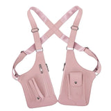 Pink Multi-functional Expandable Men's Tactical Chest Rig Bag - Waterproof & Lightweight Retro Underarm Pack