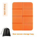 5 Pack Orange Portable Folding Foam Seat Pads Waterproof Damp Proof Mats for Park Camping Beach Hiking Australian Outdoor Activities