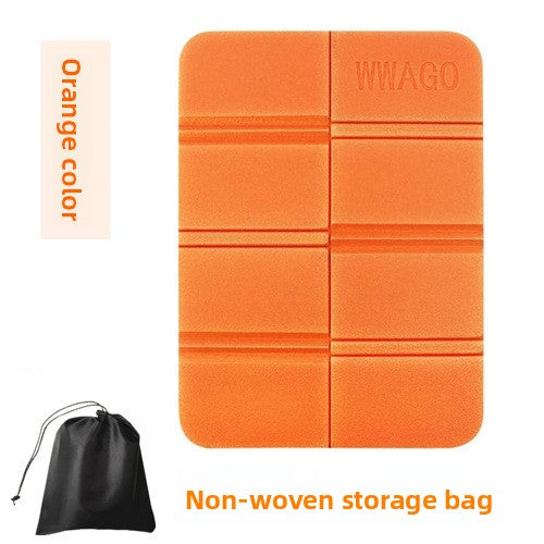5 Pack Orange Portable Folding Foam Seat Pads Waterproof Damp Proof Mats for Park Camping Beach Hiking Australian Outdoor Activities