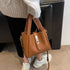 Brown Retro 2-Piece Women&