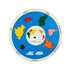 Seven Continents 1.05 Educational Wooden Cognitive Matching Puzzle Toy for Kids Early Learning and Fine Motor Skill Development, Durable Preschool Accessory