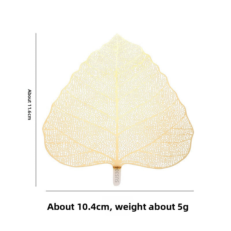 5-PCS Golden 304 Stainless Steel Bodhi Leaf Tea Strainer Creative Fine Mesh Tea Filter Infuser for Loose Leaf Tea Australian Home Tea Set Accessory