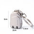 Small Backpack Style Champagne Gold Compact Folding Nail Clippers with Stainless Steel Blade and Keychain Design for Daily Use Local Standard Fit