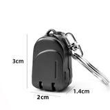 Small backpack style gun black Compact Folding Nail Clippers with Stainless Steel Blade and Keychain Design for Daily Use Local Standard Fit