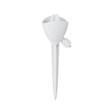 5-PCS White Automatic Plant Watering Spikes with Adjustable Flow Control Universal Fit 5 Pack for Indoor and Outdoor Potted Plants Reliable Gardening Solution for Local Homes