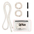 2-PCS White Heatless Hair Curler Set Extra Long Overnight Soft Ribbon for Natural Big Waves Damage-Free Professional Home Styling Solution for Local Women