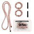 2-PCS Puff pastry Heatless Hair Curler Set Extra Long Overnight Soft Ribbon for Natural Big Waves Damage-Free Professional Home Styling Solution for Local Women