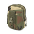 Jungle camouflage Tactical Molle Waist Bag Waterproof Phone Pouch for 6 inch Smartphones Compact Large Capacity Belt Loop Organizer for Local Outdoor Adventurers