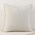 Cream White Nordic Herringbone Chenille Pillowcases 2 Pack 45x45cm for Sofa and Bed Soft Decorative Cushion Covers No Inserts Included Local Standard Fit Home Styling