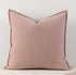Dirty Pink Nordic Herringbone Chenille Pillowcases 2 Pack 45x45cm for Sofa and Bed Soft Decorative Cushion Covers No Inserts Included Local Standard Fit Home Styling