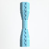 2-Pack Blue Hexagonal Pet Chew Toy – Durable Rubber Dog & Cat Teething Stick for Dental Care, Biting Relief and Mental Stimulation
