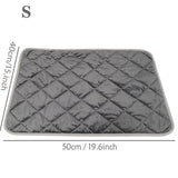 Self-Warming Pet Mat with Heat Reflective Technology for Dogs and Cats Waterproof No Electricity Needed Comfortable Winter Pad for Local Pet Owners(40*50cm)