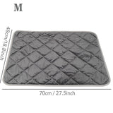 Self-Warming Pet Mat with Heat Reflective Technology for Dogs and Cats Waterproof No Electricity Needed Comfortable Winter Pad for Local Pet Owners(48*70cm)