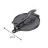 Black Manual Dough Press – Aluminum Alloy Cake & Tortilla Press for Homemade Baking and Cooking(20cm)