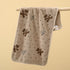 5-Pack Coffee color Soft Absorbent Face Towels with Bear Pattern Design – Quick-Drying Plush Towel Set for Bath and Daily Use