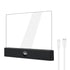 Black LED Flat Panel Reading Light with 99m Timer 3 Color Modes Stepless Dimming Rechargeable Eye Protection Book Light for Bedside Dormitory Local Standard