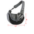 Black Portable Pet Sling Backpack for Small Dogs and Cats – Size S with Breathable Mesh Design