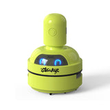 Green Compact Desktop Vacuum Cleaner – Rechargeable Mini Dust Collector for Eraser Shavings, Pencil Shavings, Paper Scraps, and Fine Debris