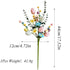 2-Piece Daisy eucalyptus leaves Easter Artificial Floral Arrangement with Decorative Egg Accents – Ready-to-Display Spring Holiday Decoration