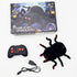 RC Wall Climbing Spider Toy Realistic Fuzzy Tarantula Anti-Gravity Remote Control Prank Bug with LED Eyes Rechargeable Gift for Kids